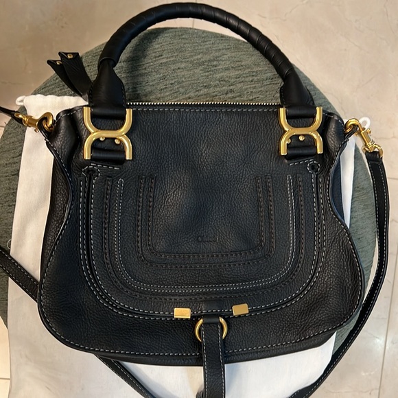 Chloe Handbags - Chloe Marcie Small Satchel Bag Black. Like new!